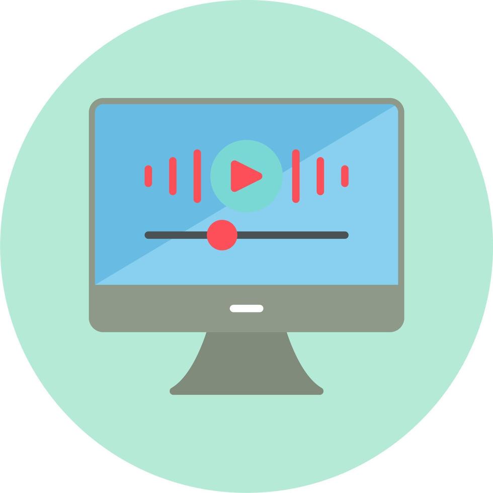 Music Video Vector Icon
