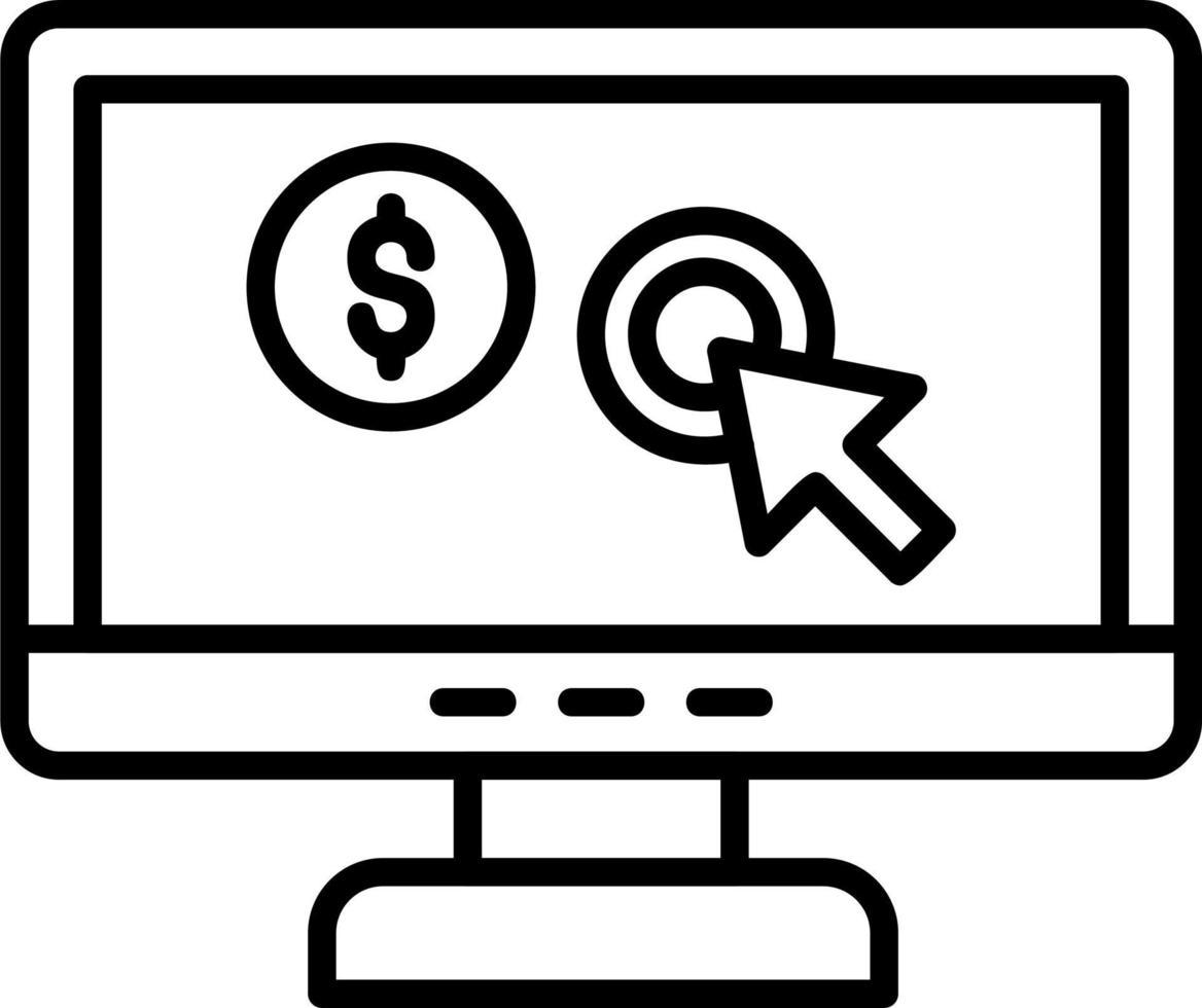 Pay Per Click Vector Icon