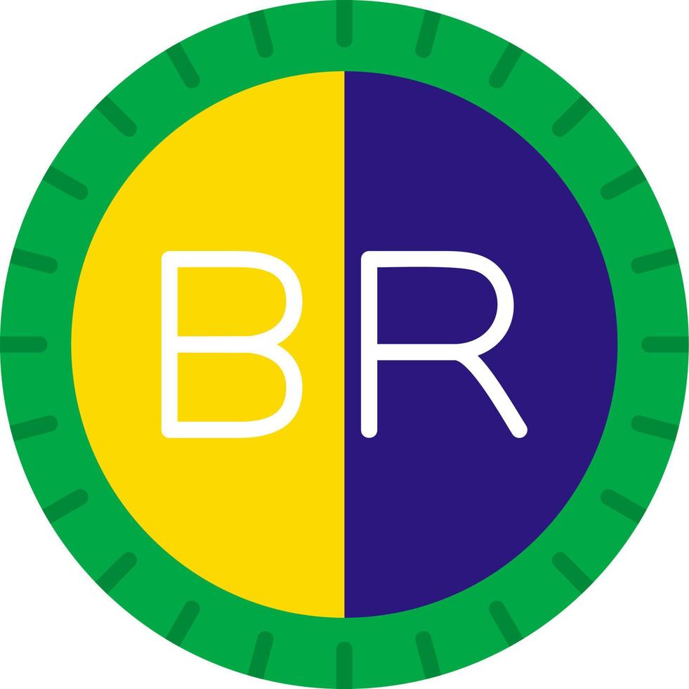 Brazil Dial code Vector Icon