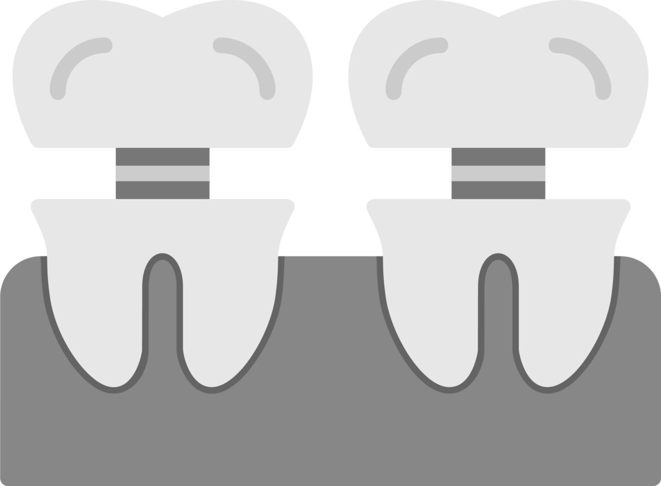 Dental Implant Vector Icon