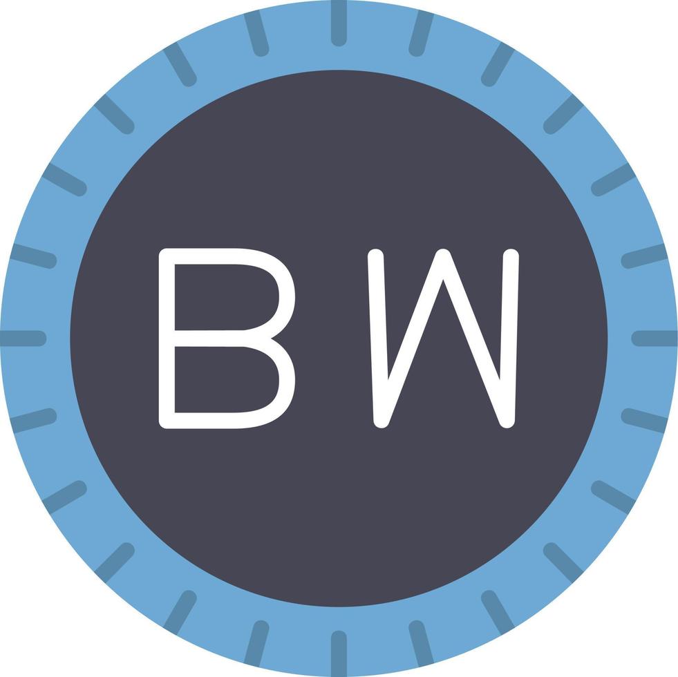 Botswana Dial code Vector Icon