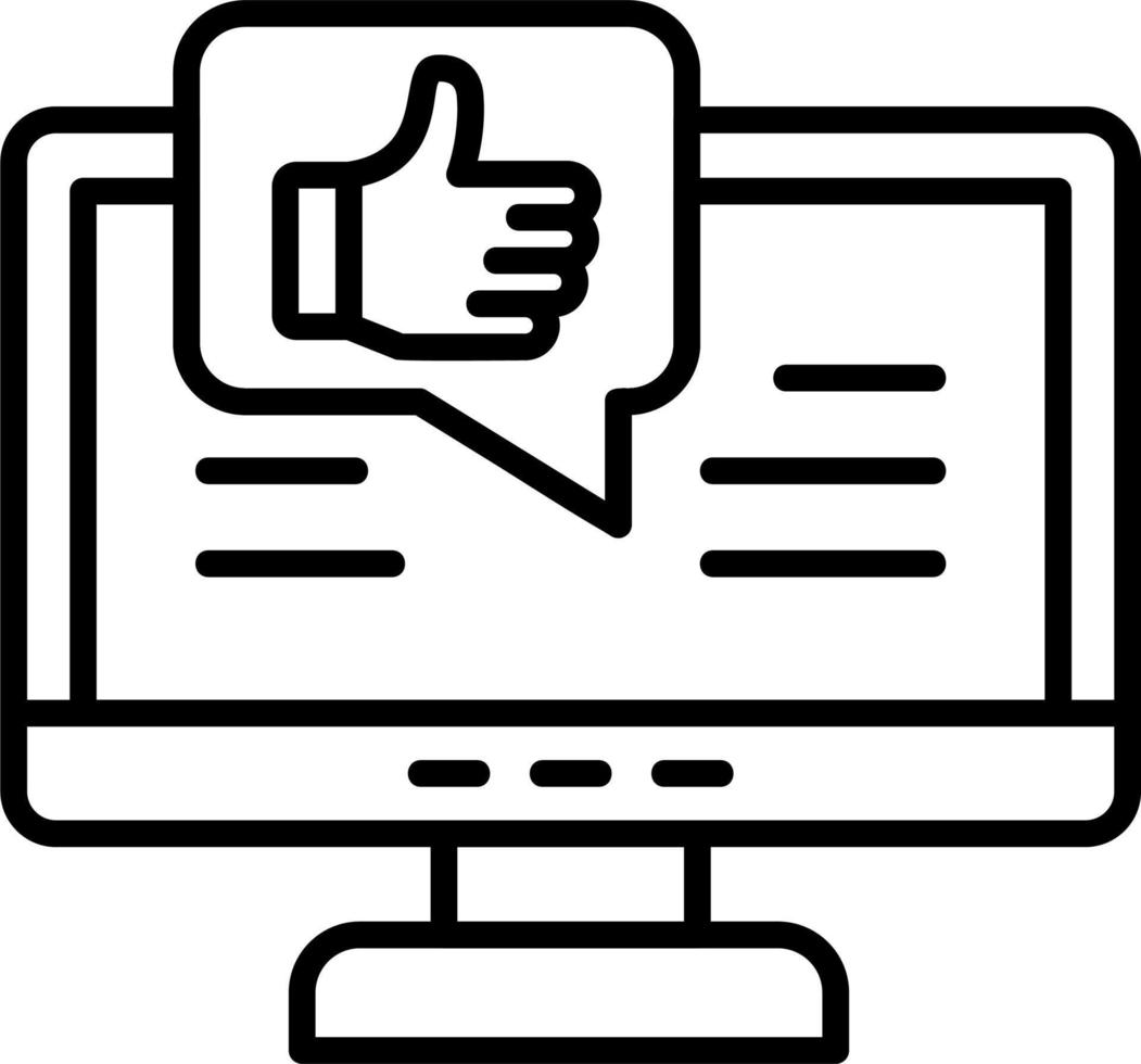 Thumbs Up Vector Icon
