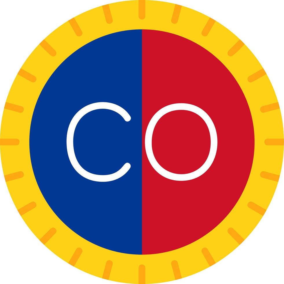 Colombia Dial code Vector Icon