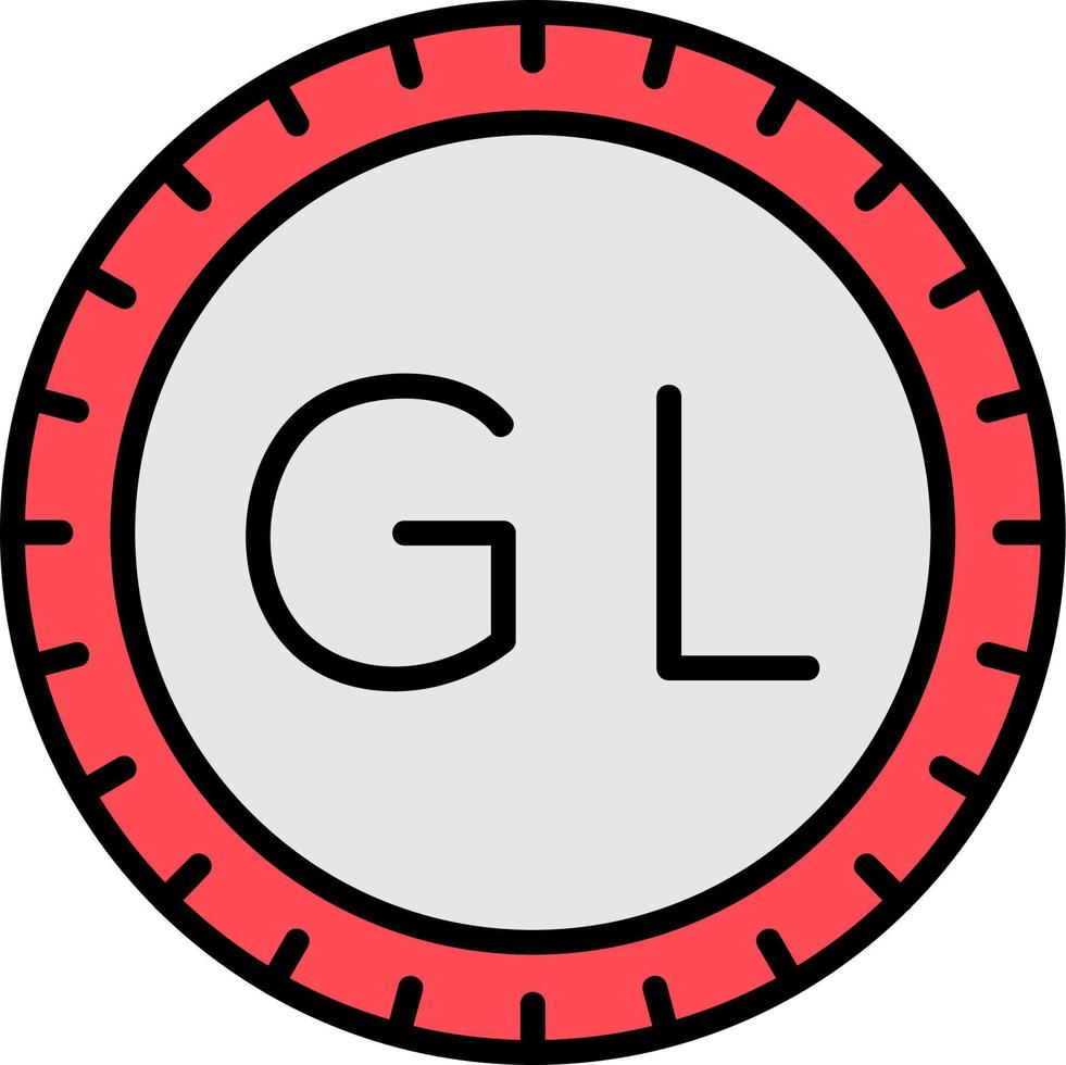 Greenland Dial code Vector Icon