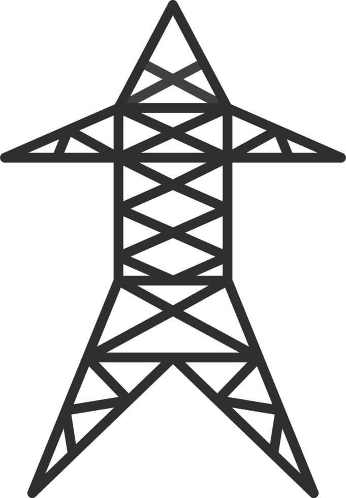 Electric Tower Vector Icon