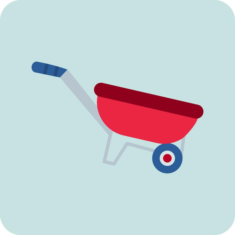 Wheel Barrow Vector Icon