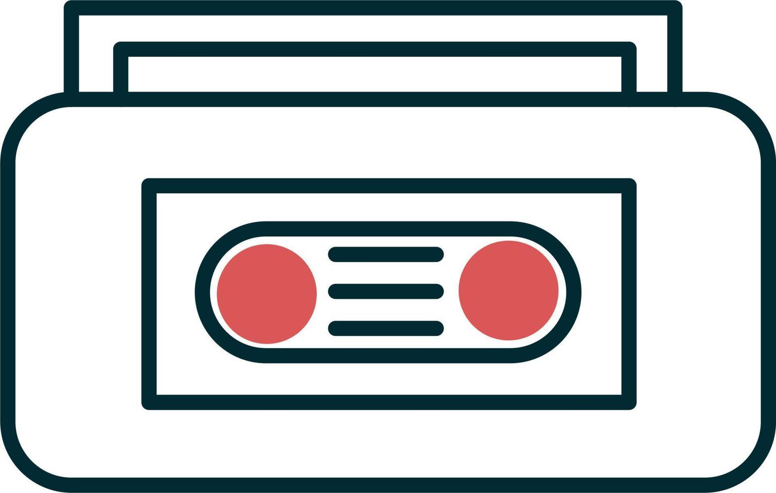 Video tape Vector Icon