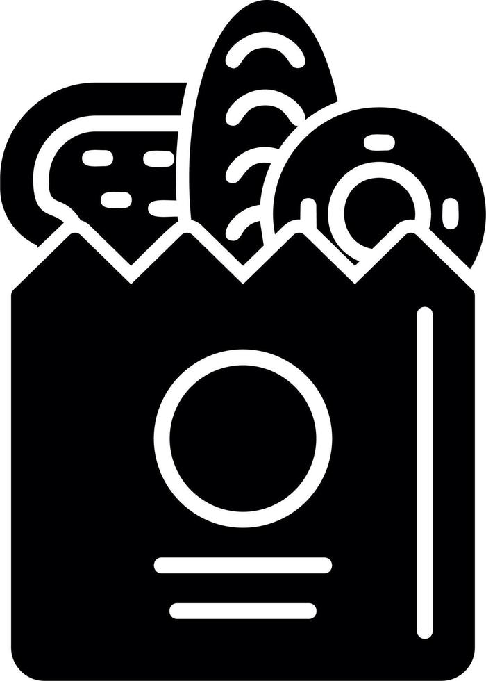 Grocery Bag Vector Icon