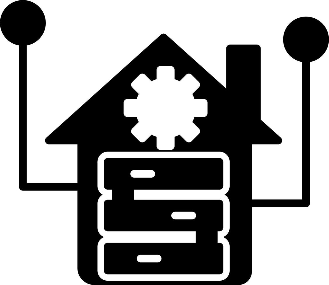 Data Warehouse Vector Icon