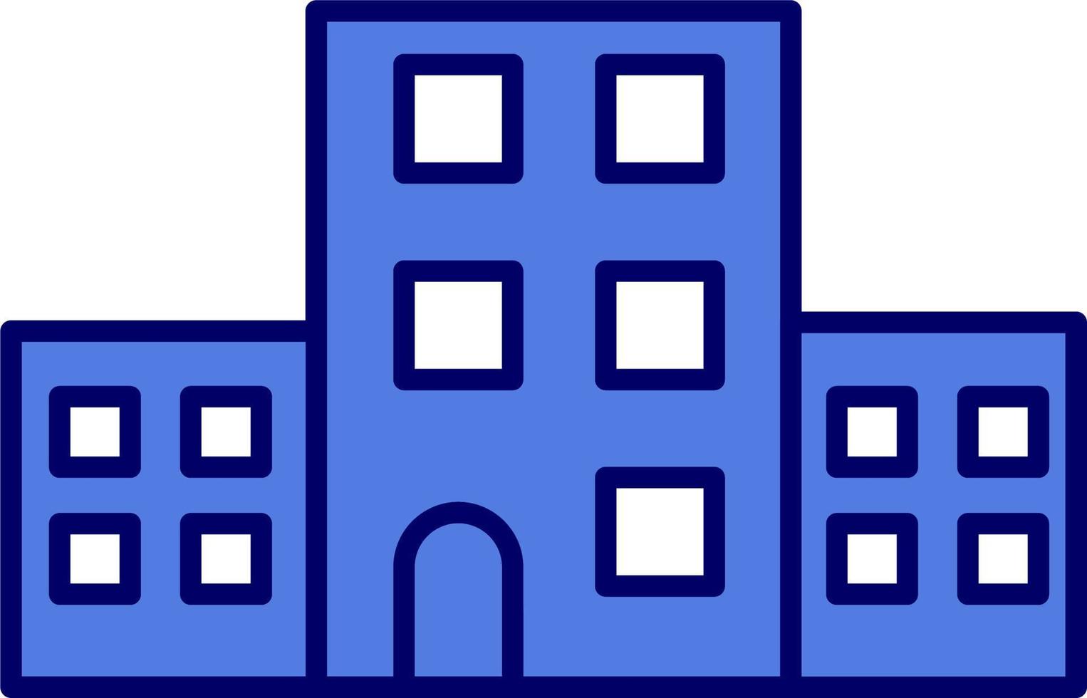 icono de vector de edificio