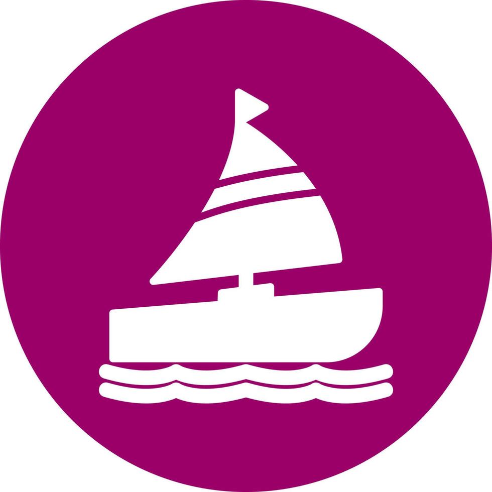 Sailboat Vector Icon