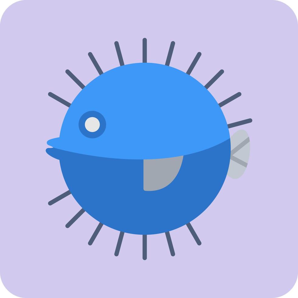 Puffer Fish Vector Icon