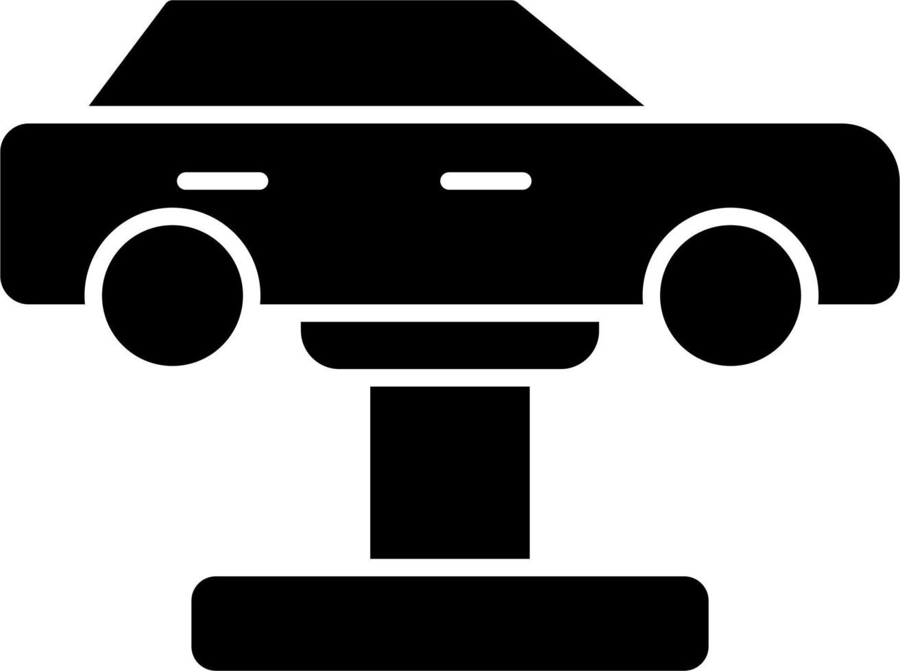 icono de vector de servicio de coche