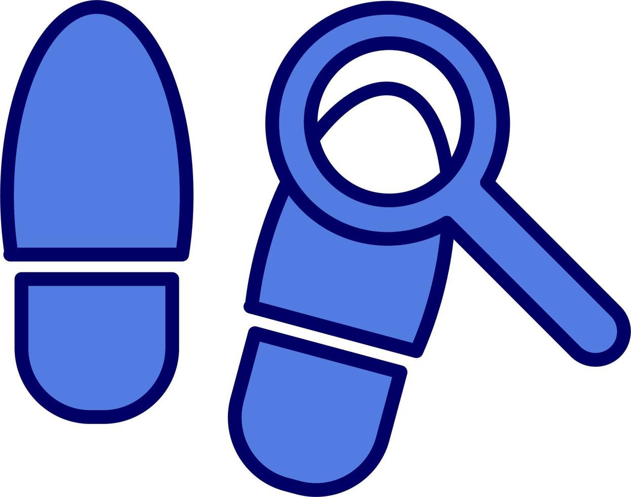 Trace Vector Icon