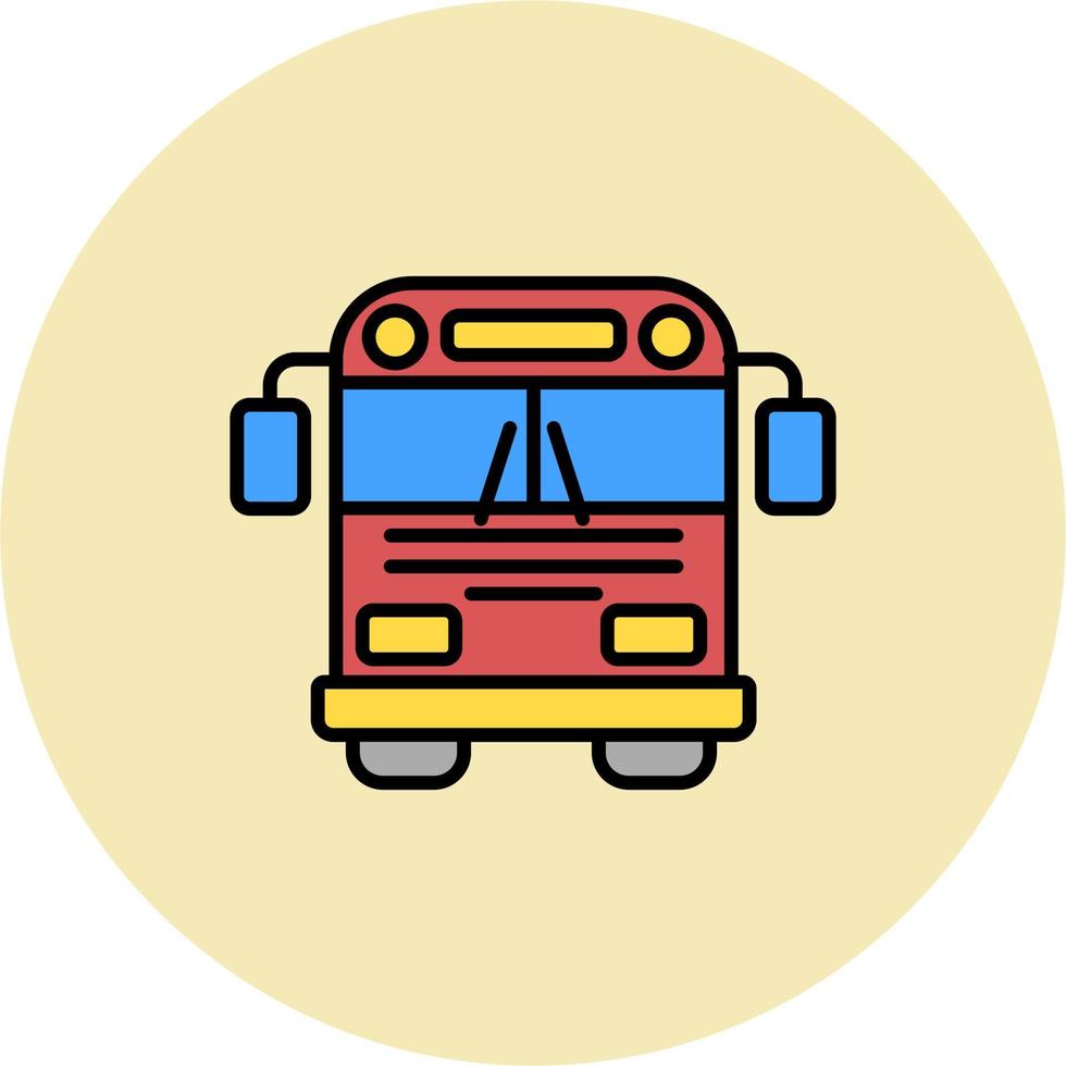 School bus Vector Icon
