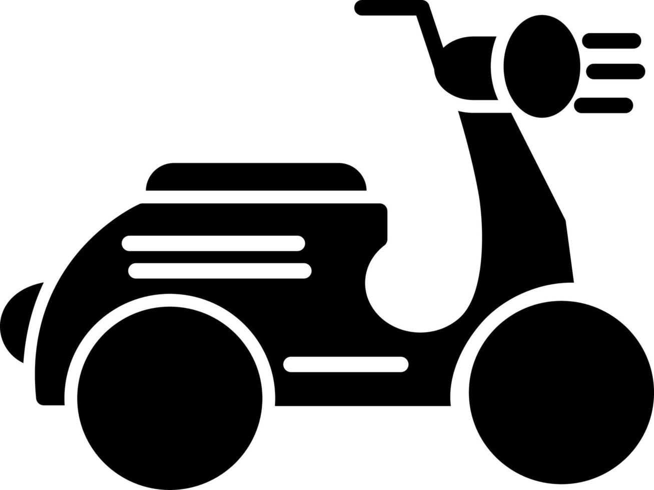 icono de vector de scooter