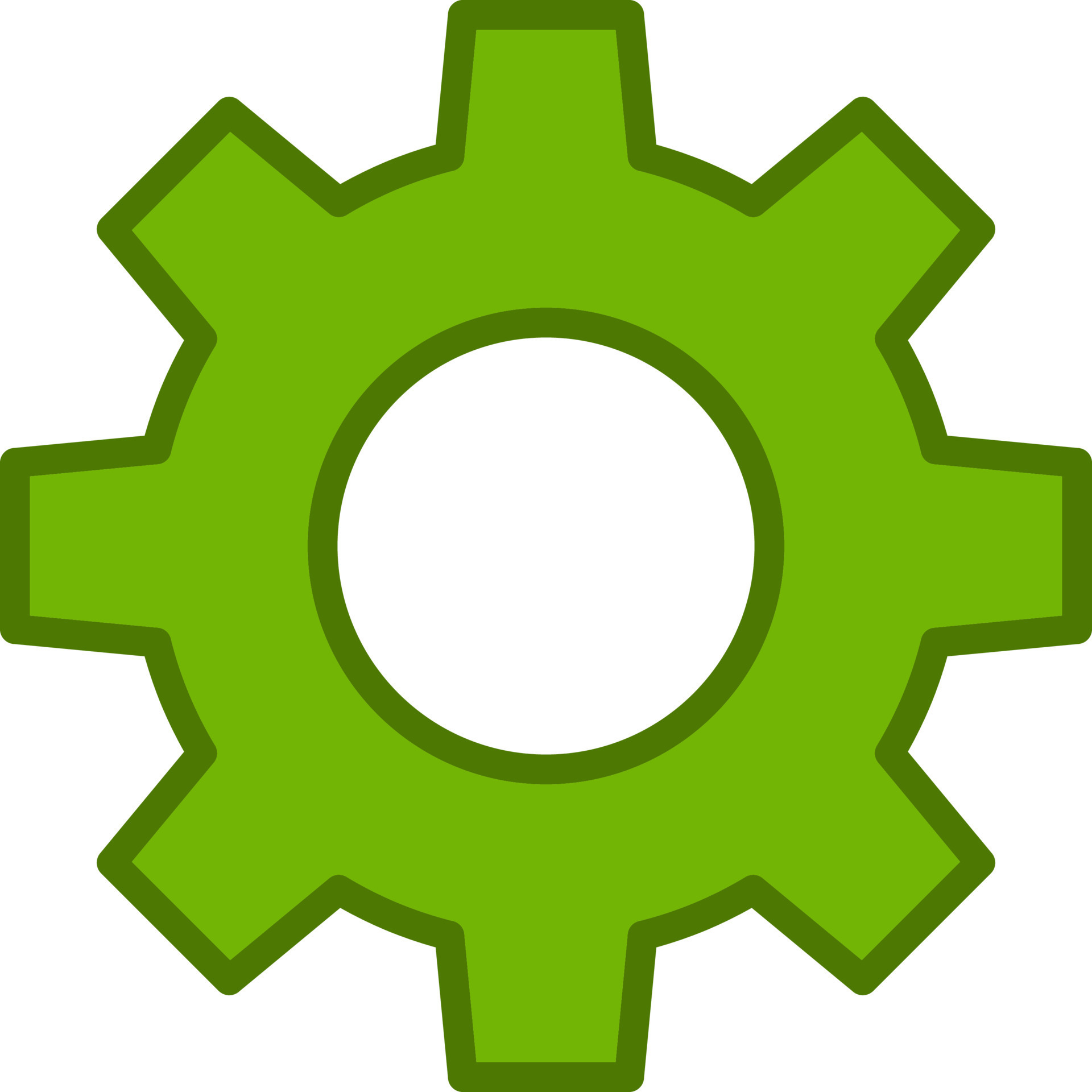 Cog Vector Icon 20887861 Vector Art at Vecteezy