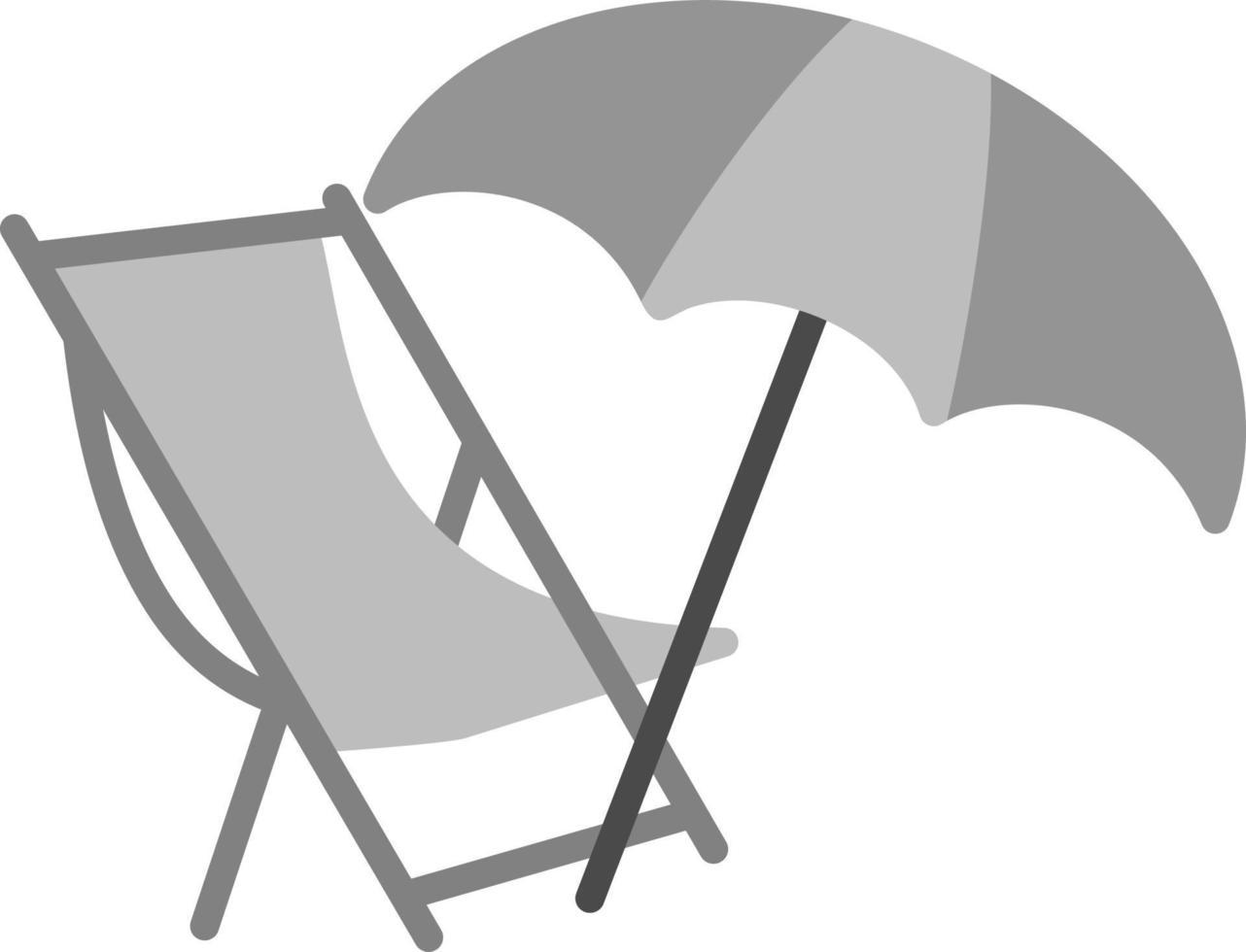 Deckchair Vector Icon