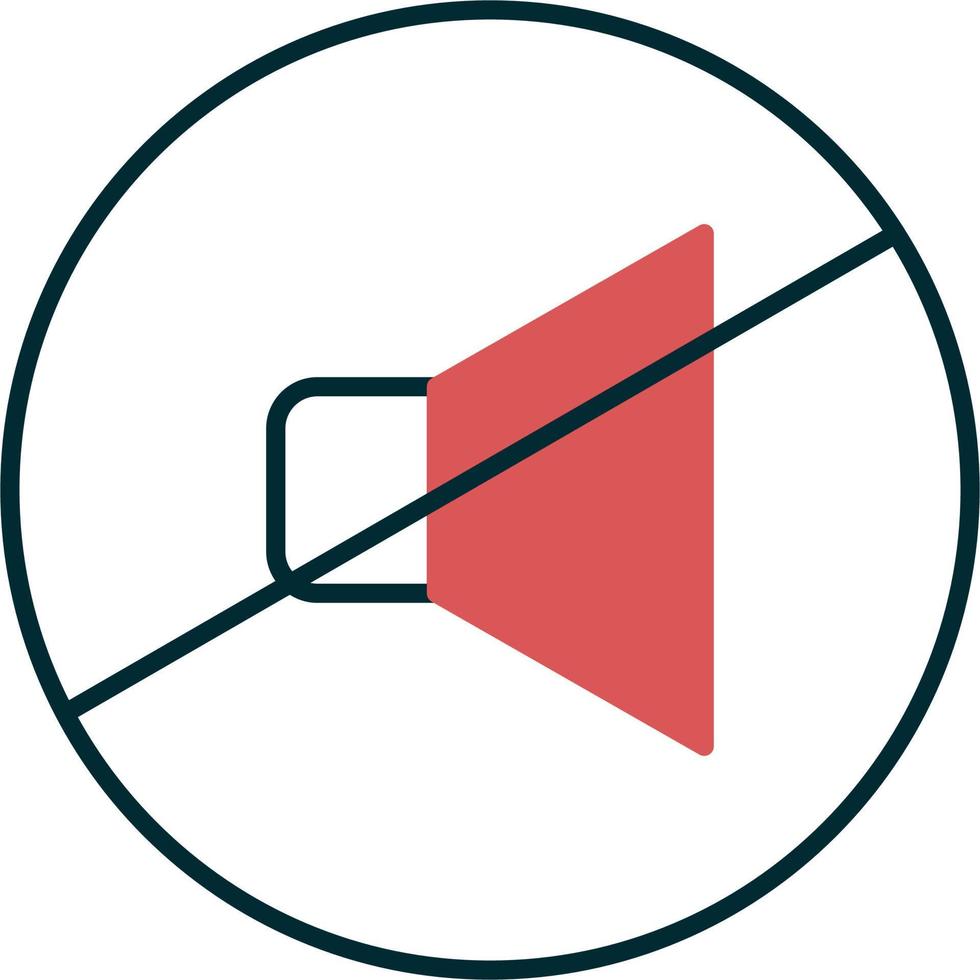 Mute Vector Icon