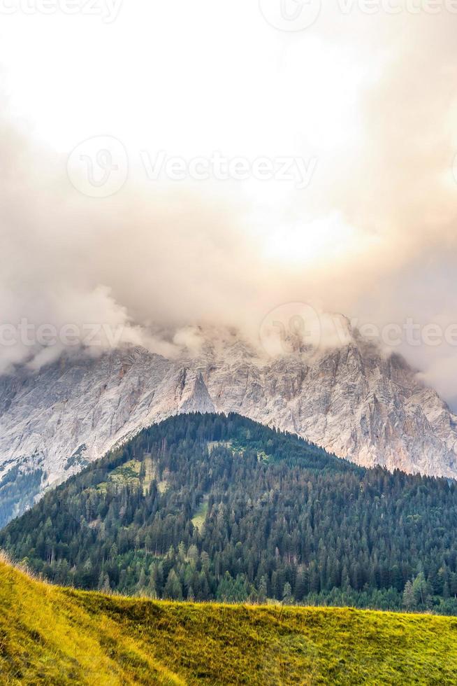 view of the Alps mountain austria. photo