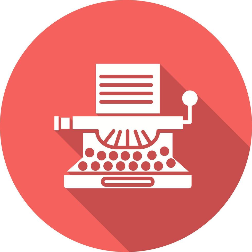 Typewriter Vector Icon