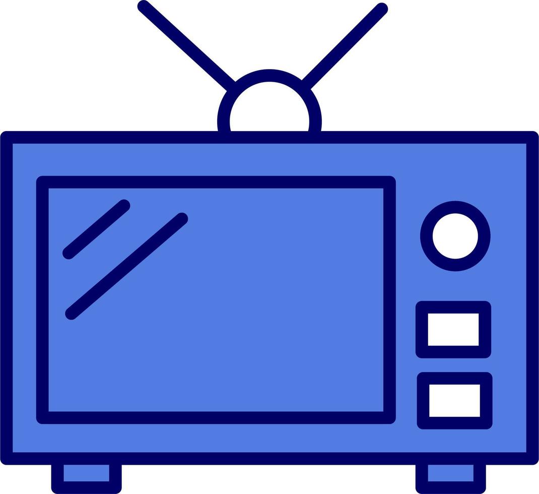 Old tv Vector Icon