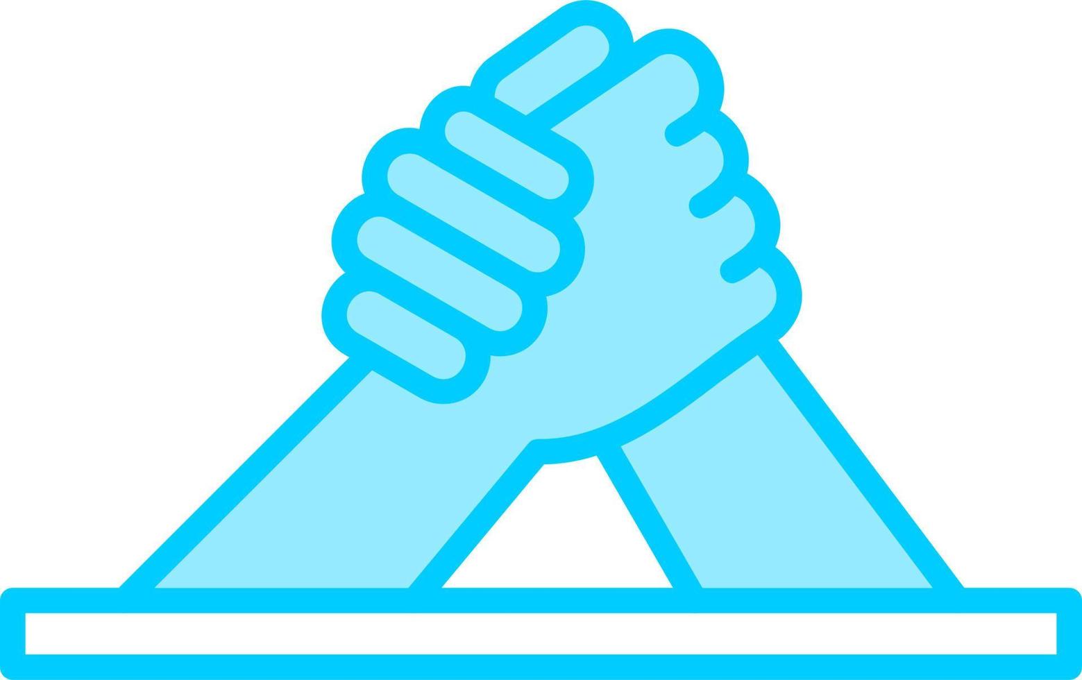 Arm Wrestling Icon 20889674 Vector Art at Vecteezy