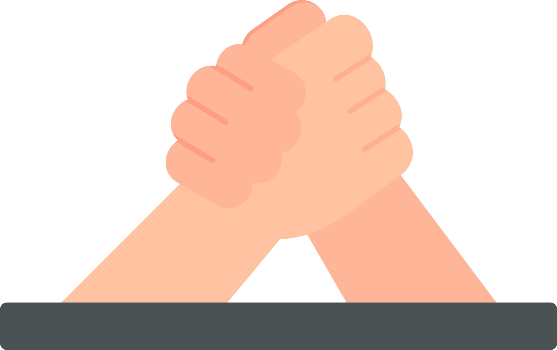 Arm Wrestling Icon 20889680 Vector Art at Vecteezy