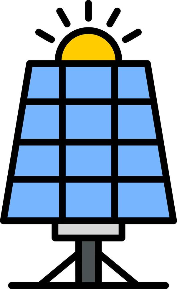 Solar Panel Icon vector