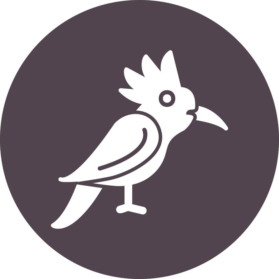 Hoopoe Bird Icon vector