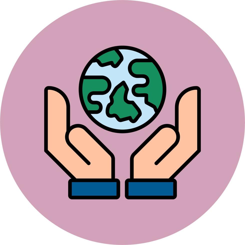 Save Earth Icon vector