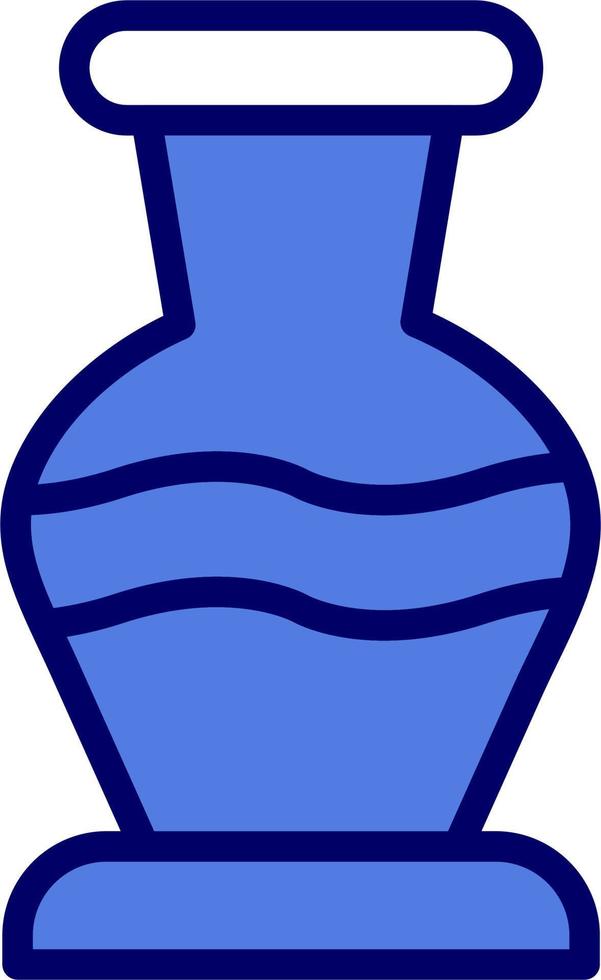 icono de vector de florero