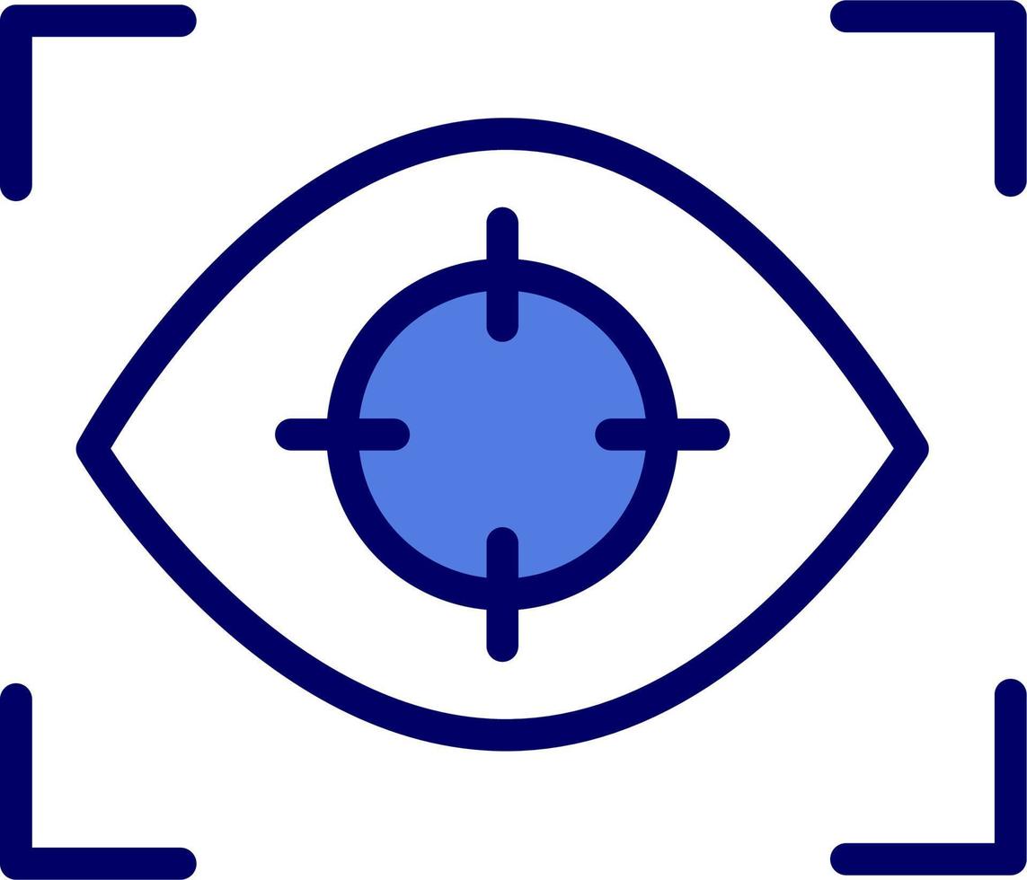 Eye Tracking Vector Icon