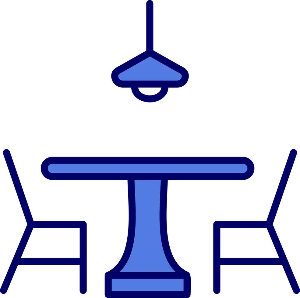 Dining table Vector Icon