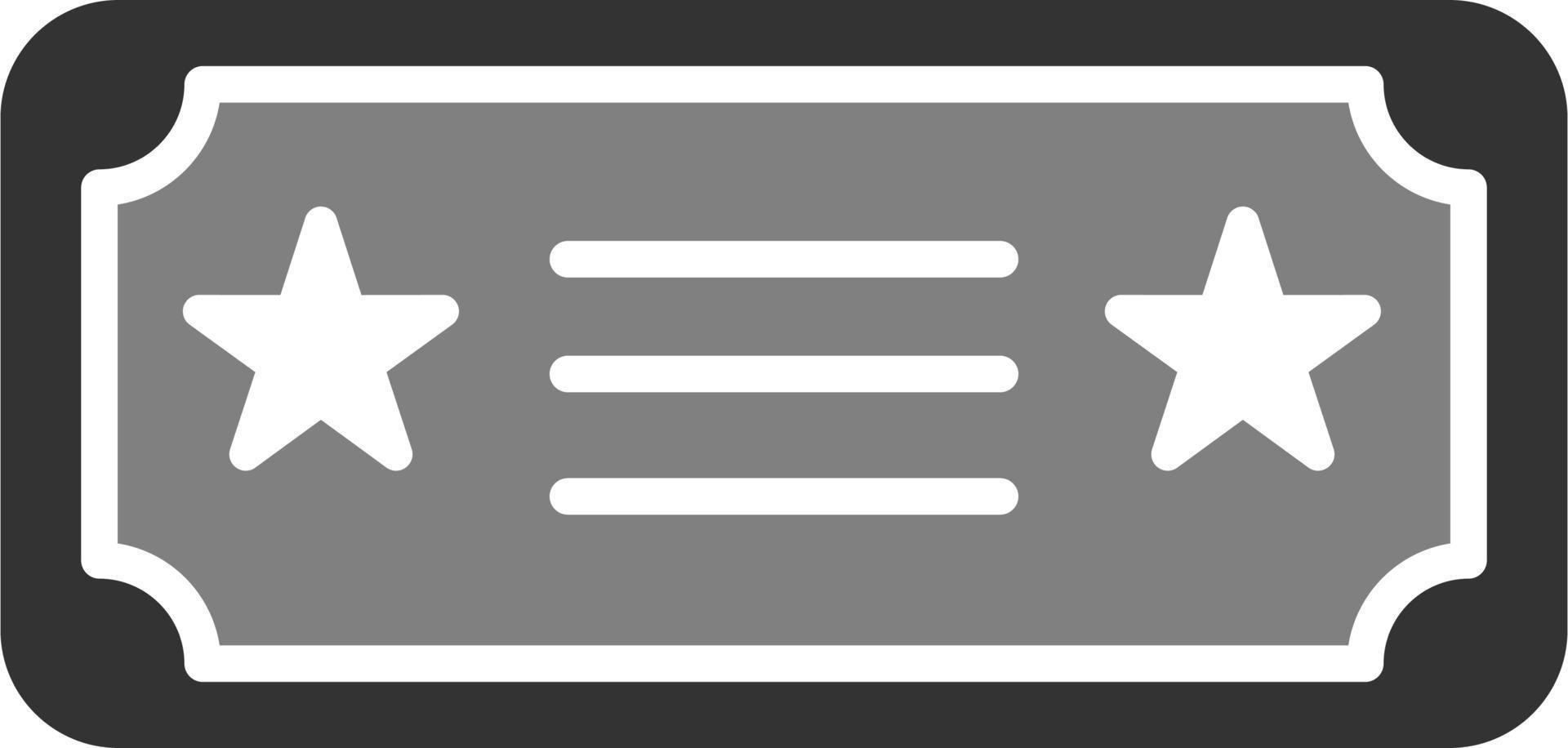 Ticket Vector Icon