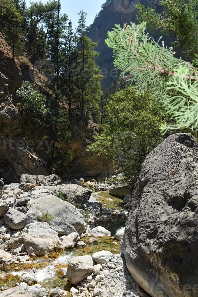 Greece Cretan Samaria Gorge Scenery photo