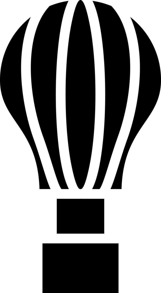 icono de vector de globo de aire caliente