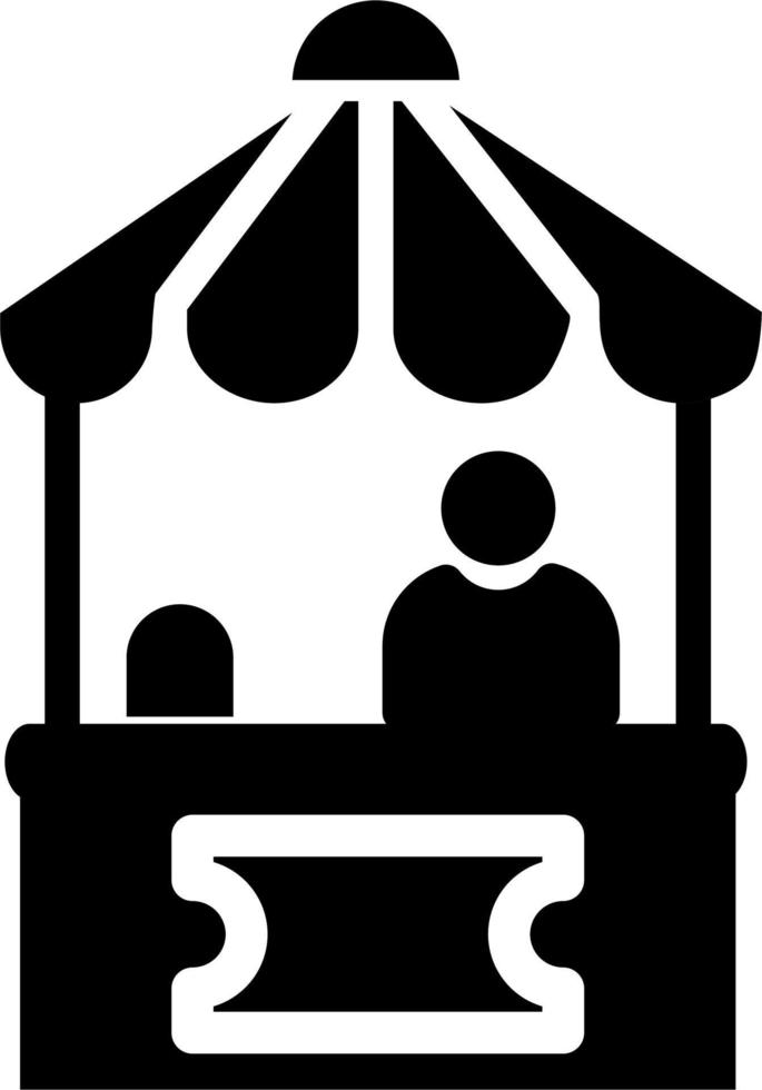 Ticket Office Vector Icon
