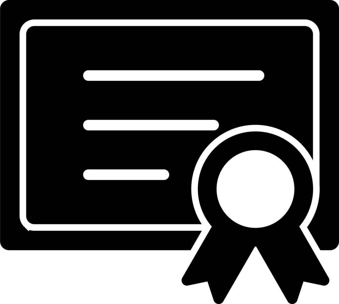 Certificate Vector Icon