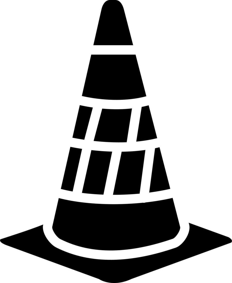 Traffic Cone Vector Icon 20890373 Vector Art at Vecteezy