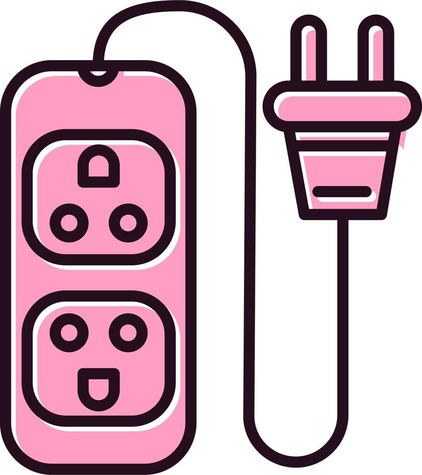Extension cord Vector Icon
