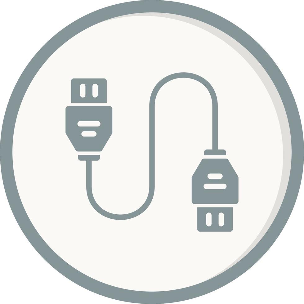 Data Cable Vector Icon