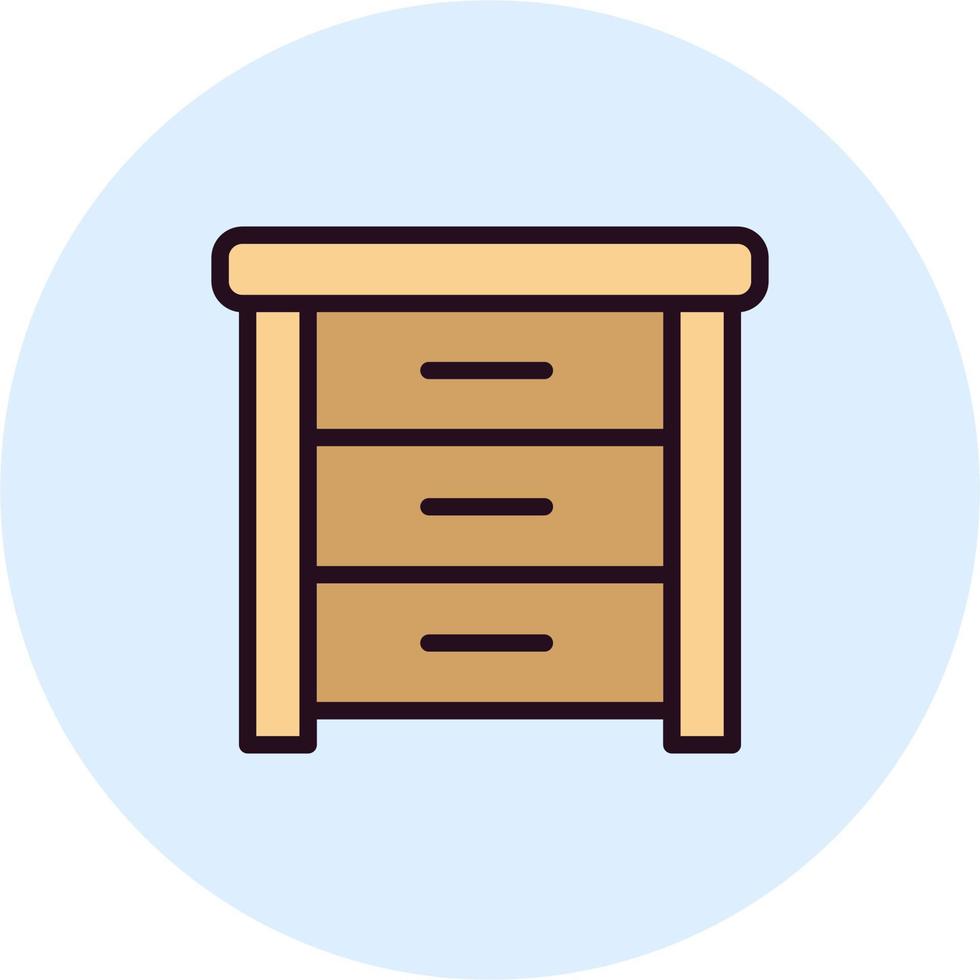 Side Table Vector Icon