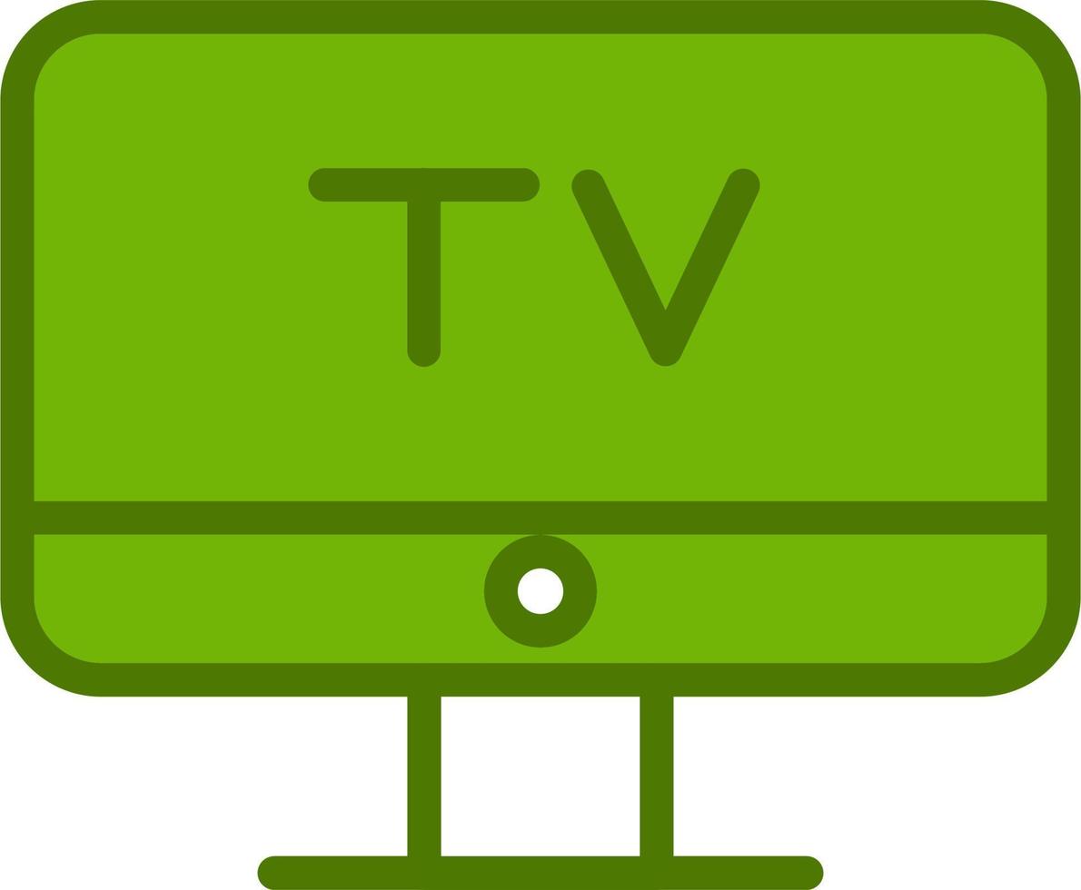 Television Vector Icon