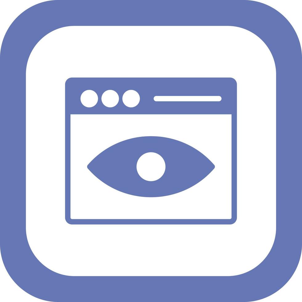 Web Visibility Vector Icon