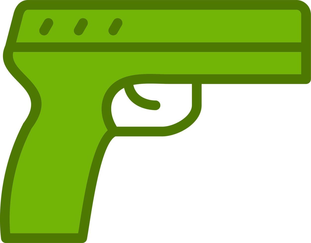 Pistol Vector Icon