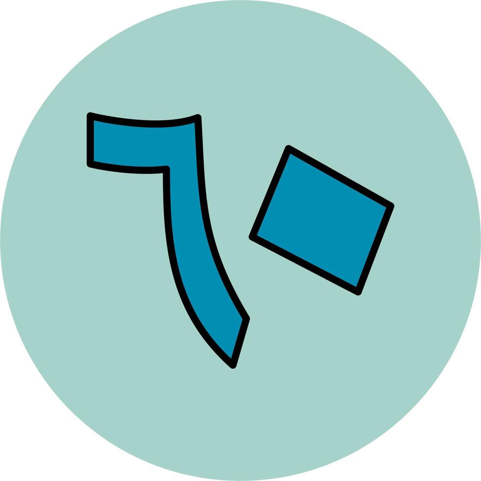 Arabic Number Sixty Vector Icon