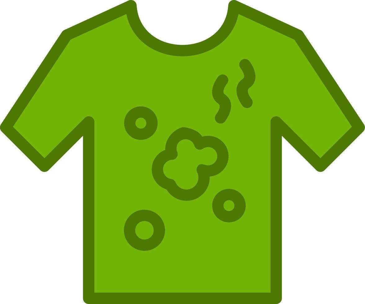 Dirty Shirt Vector Icon