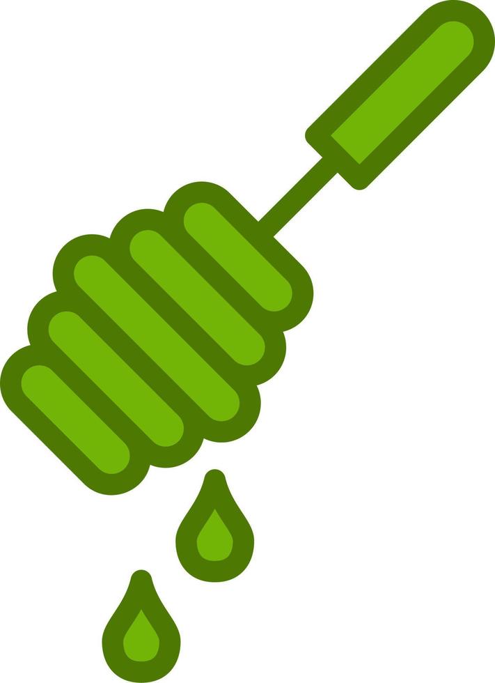 Honey Dipper Vector Icon