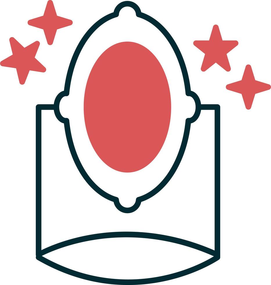 Magic mirror Vector Icon